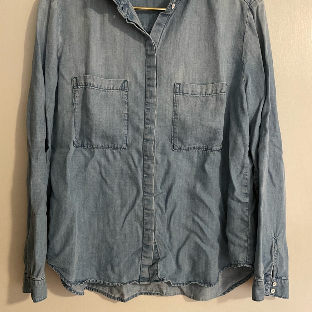 Cloth & Stone x Anthropologie Denim Button Down | size L